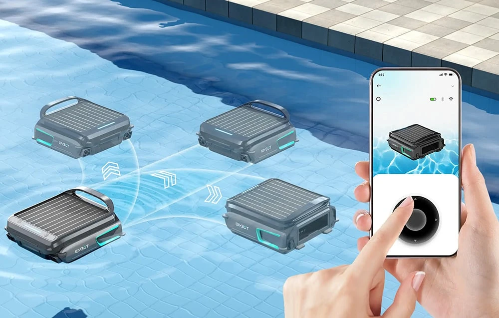Wireless pool cleaning robot WYBOT F1 aprašymas - Prekės nuotrauka