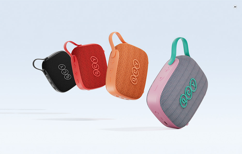 Wireless speaker QCY SP3 (juodas) aprašymas - Prekės nuotrauka