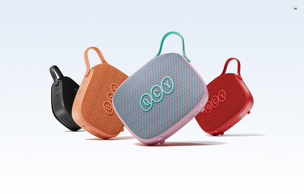 Wireless speaker QCY SP3 (juodas) aprašymas - Prekės nuotrauka