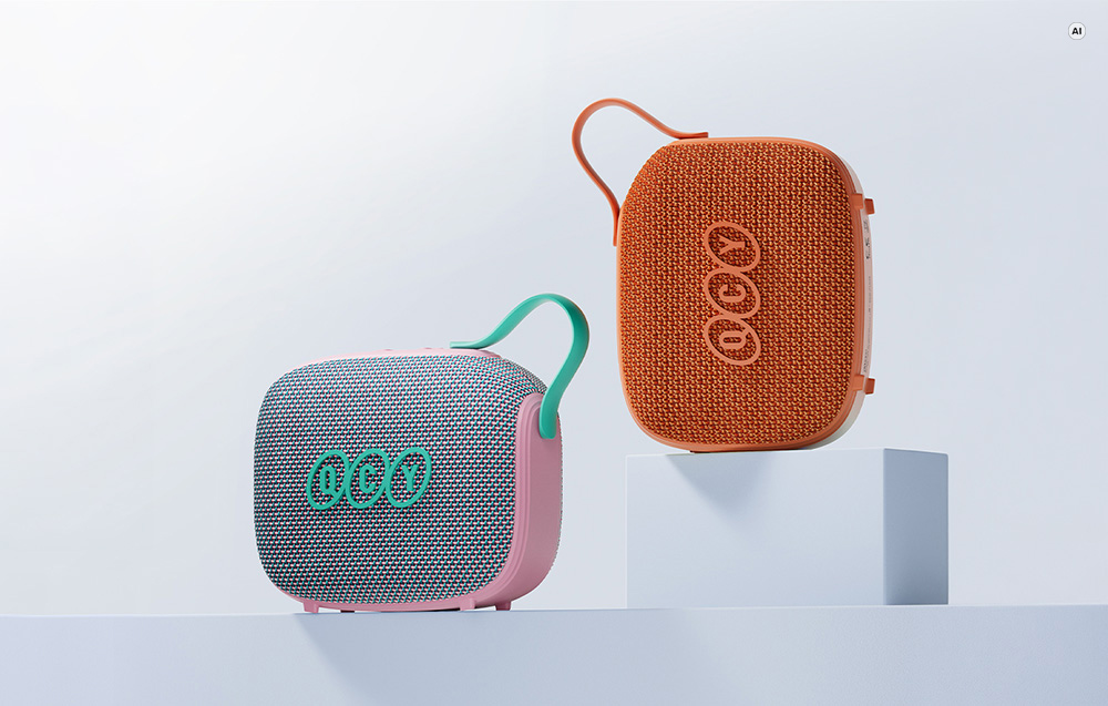 Wireless speaker QCY SP3 (pink) aprašymas - Prekės nuotrauka