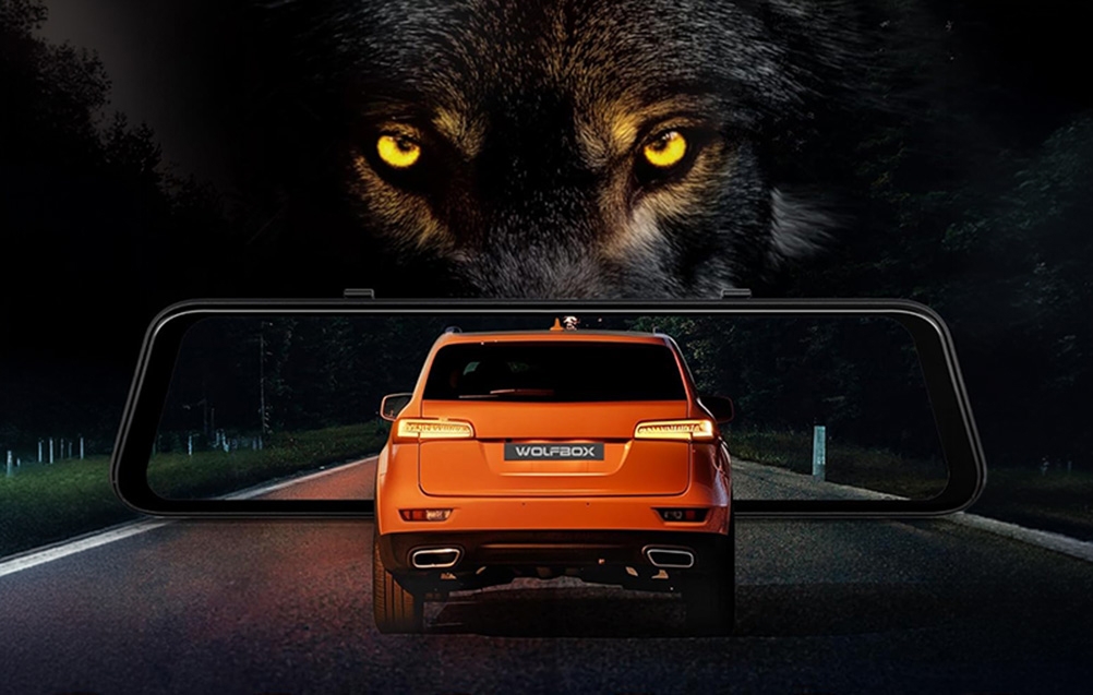 WOLFBOX G850pro 4K + 1080p 64GB Dash Cam aprašymas - Prekės nuotrauka