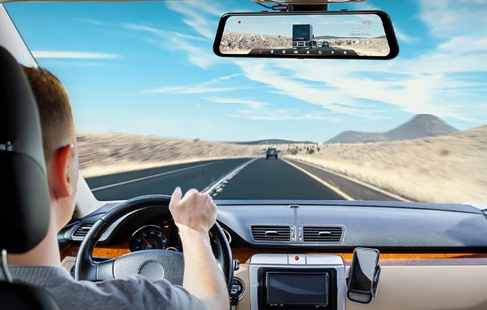 WOLFBOX G850pro 4K + 1080p 64GB Dash Cam aprašymas - Prekės nuotrauka