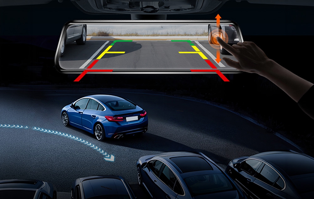 Automobilinė Vaizdo Kamera - WOLFBOX G930 4K + 1080p 64 GB aprašymas - Prekės nuotrauka