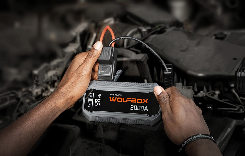 WOLFBOX MegaVolt 12 16 000 mAh 2 000 A užvedimo akumuliatorius aprašymas - Prekės nuotrauka