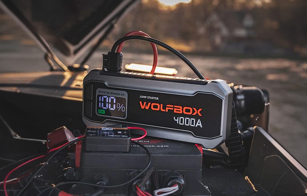 Paleidimo Įrenginys - WOLFBOX MegaVolt 24 24 000 mAh 4 000 A aprašymas - Prekės nuotrauka