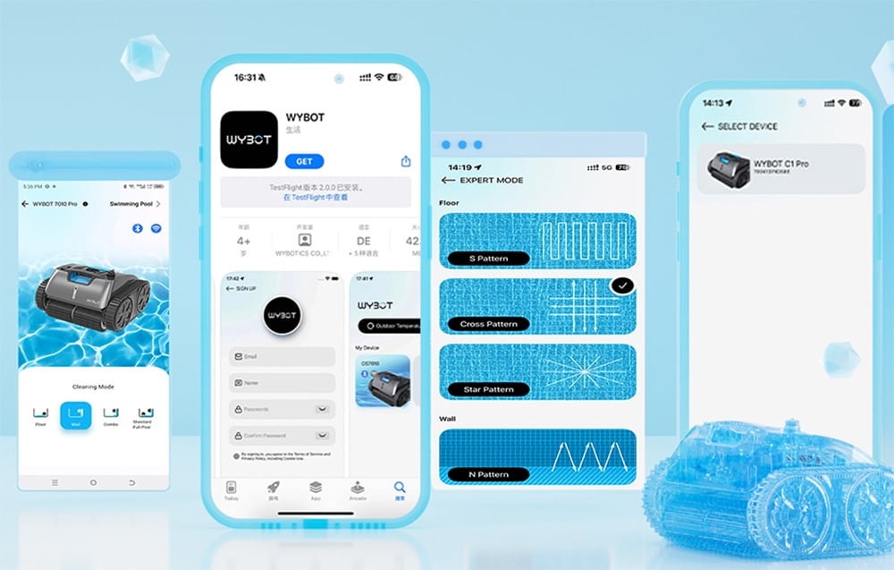 Wybot C1 Pro Wireless Pool Cleaning Robot