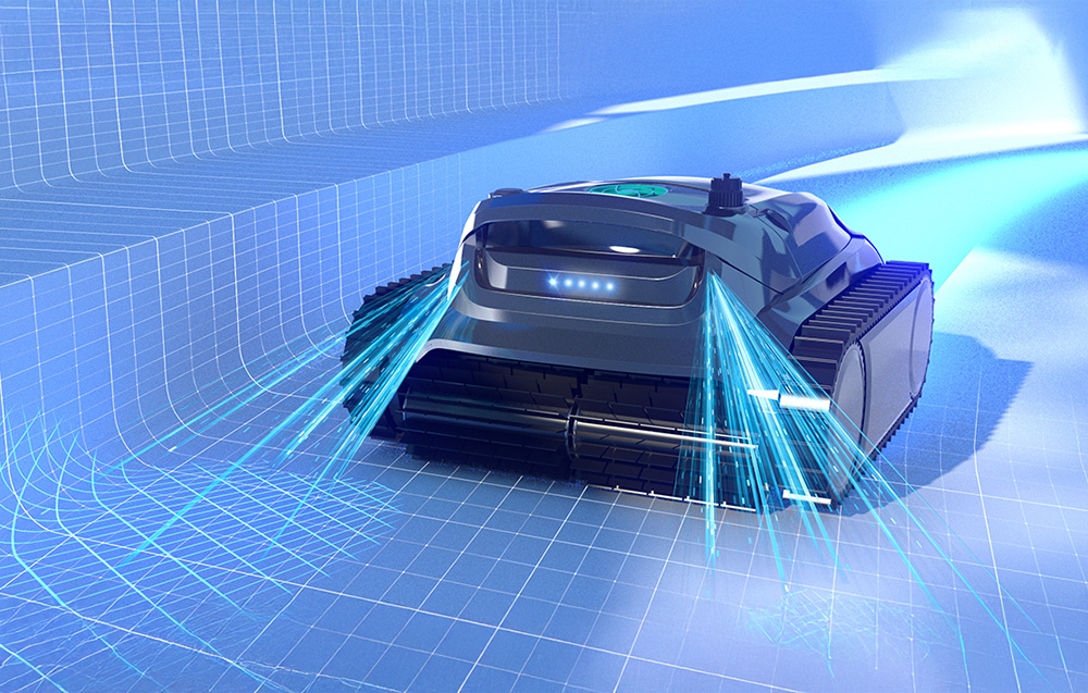 Wireless pool cleaning robot WYBOT M1 aprašymas - Prekės nuotrauka