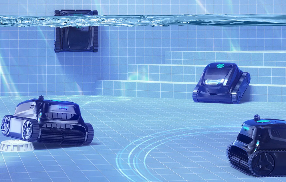Wireless pool cleaning robot WYBOT S2 SOLAR aprašymas - Prekės nuotrauka