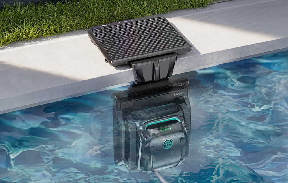 Wireless pool cleaning robot WYBOT S2 SOLAR aprašymas - Prekės nuotrauka