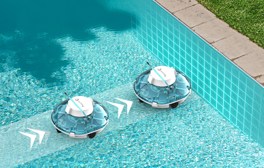 Wireless pool cleaning robot WYBOT Winny 200 aprašymas - Prekės nuotrauka Wireless pool cleaning robot WYBOT Winny 200 aprašymas - Prekės nuotrauka