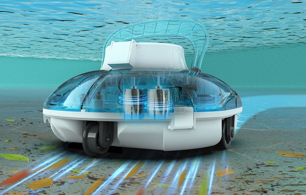 Wireless pool cleaning robot WYBOT Winny 200 aprašymas - Prekės nuotrauka Wireless pool cleaning robot WYBOT Winny 200 aprašymas - Prekės nuotrauka