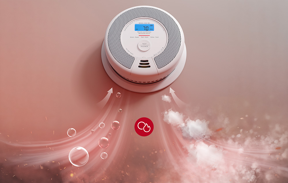 X-SENSE SC07-WX išmanusis dūmų ir dujų detektorius su Wi-Fi aprašymas - Prekės nuotrauka X-SENSE SC07-WX išmanusis dūmų ir dujų detektorius su Wi-Fi aprašymas - Prekės nuotrauka