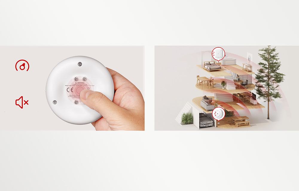 X-SENSE SWS54 Smart Vanduo Leak Sensor aprašymas - Prekės nuotrauka X-SENSE SWS54 Smart Vanduo Leak Sensor aprašymas - Prekės nuotrauka