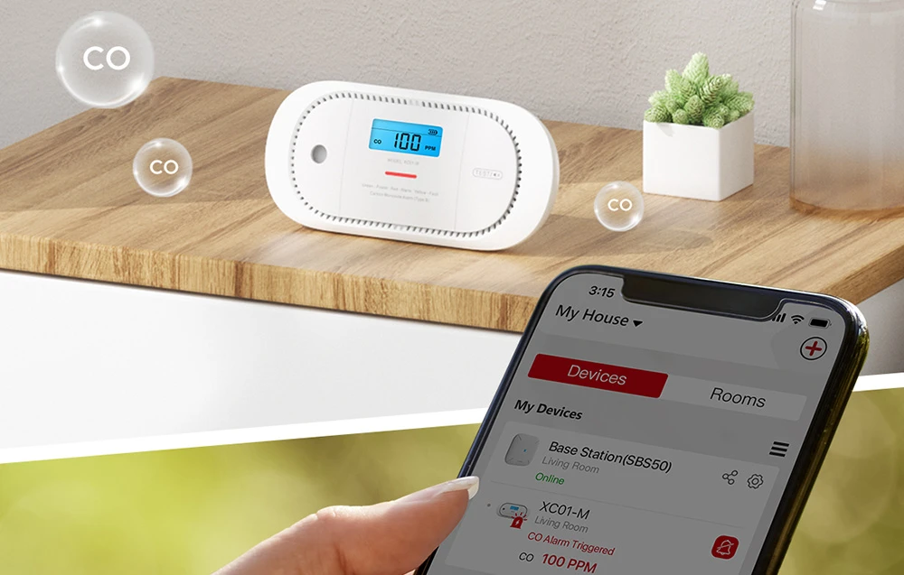 ProConnected CO signalizacija X-Sense XC01-M Link+ Pro aprašymas - Prekės nuotrauka ProConnected CO signalizacija X-Sense XC01-M Link+ Pro aprašymas - Prekės nuotrauka