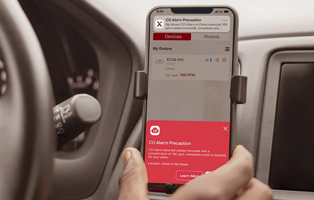 Anglies monoksido signalizacija X-Sense XC04-WX aprašymas - Prekės nuotrauka