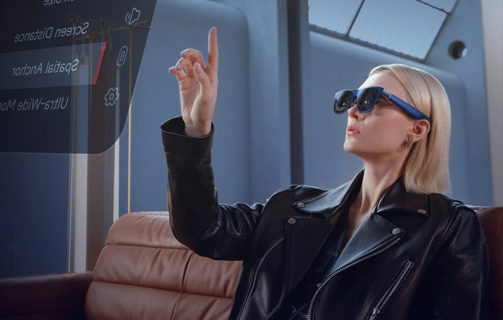 XREAL 1S AR Glasses aprašymas - Prekės nuotrauka XREAL 1S AR Glasses aprašymas - Prekės nuotrauka