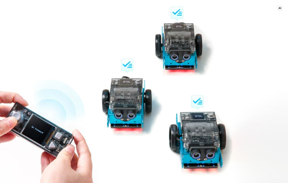 Xtool Konstruktorius edukacinis robotas mBot2 mėlynas Makeblock aprašymas - Prekės nuotrauka