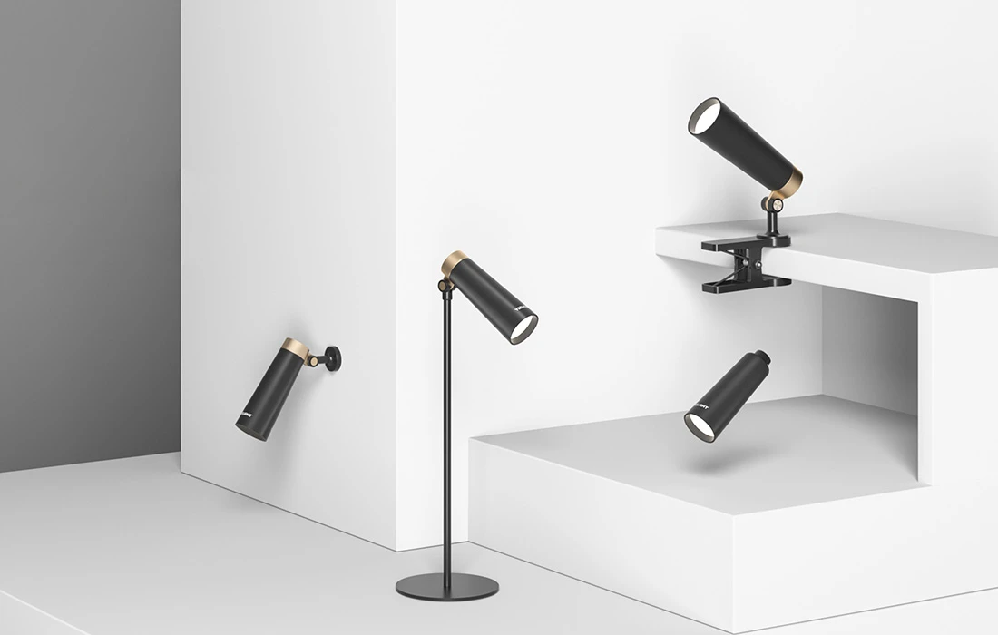 Yeelight 4-in-1 Rechargeable Desk Lamp, Juodas - stalinis šviestuvas aprašymas - Prekės nuotrauka Yeelight 4-in-1 Rechargeable Desk Lamp, Juodas - stalinis šviestuvas aprašymas - Prekės nuotrauka