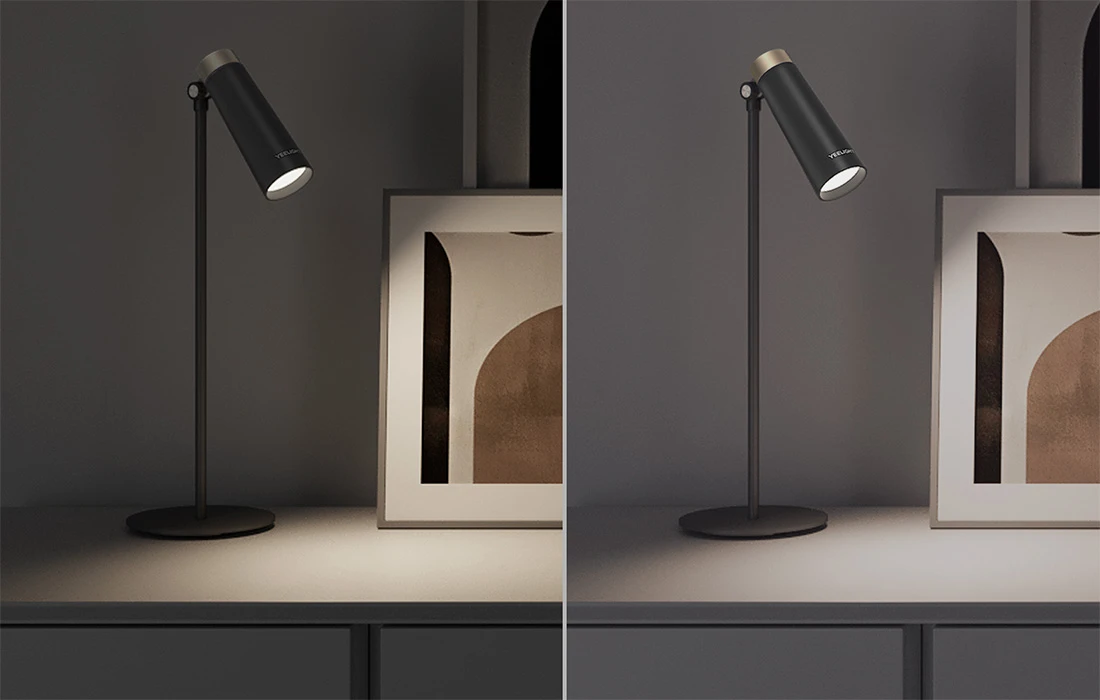 Yeelight 4-in-1 Rechargeable Desk Lamp, Juodas - stalinis šviestuvas aprašymas - Prekės nuotrauka Yeelight 4-in-1 Rechargeable Desk Lamp, Juodas - stalinis šviestuvas aprašymas - Prekės nuotrauka