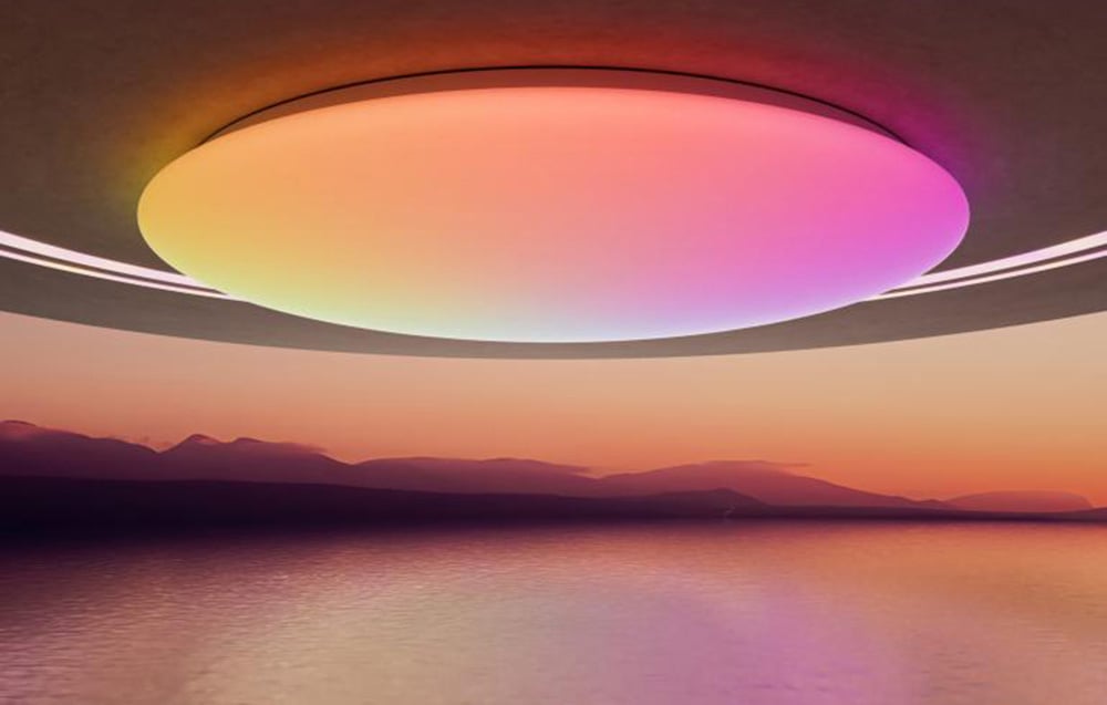 Yeelight Arwen lubinis šviestuvas 600D smart ceiling lamp aprašymas - Prekės nuotrauka