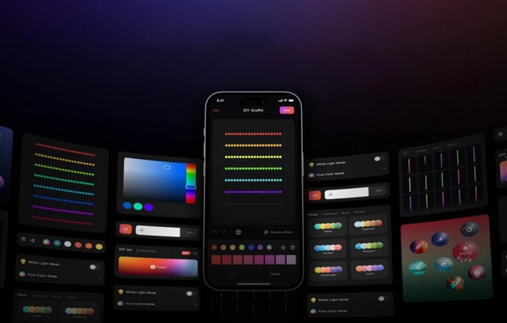 Yeelight Kalėdų šviesos stygos 20m aprašymas - Prekės nuotrauka Yeelight Kalėdų šviesos stygos 20m aprašymas - Prekės nuotrauka