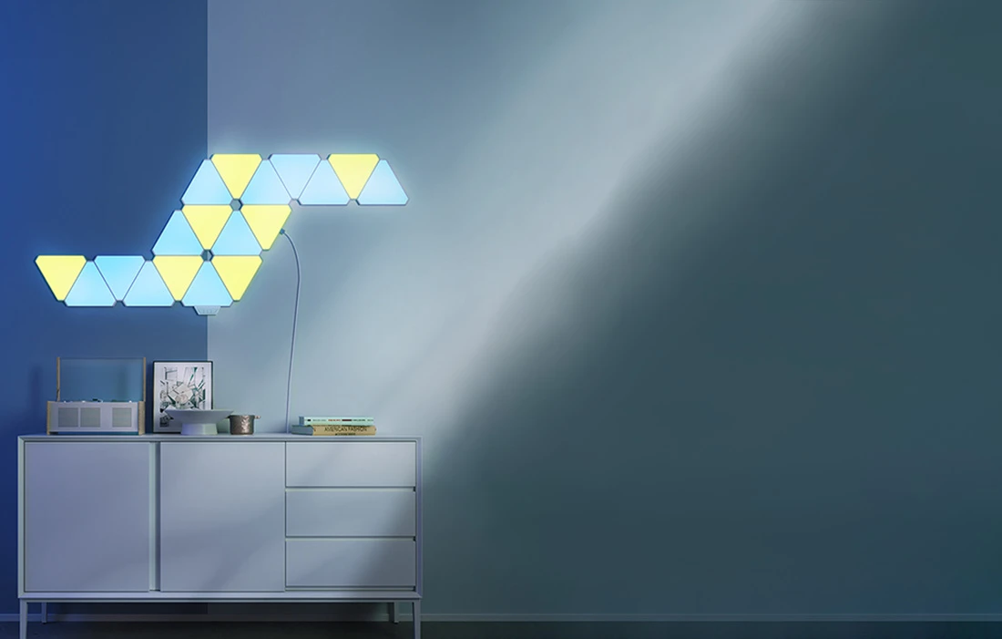 Yeelight Smart LED šviesos skydeliai Yeelight Smart LED šviesos skydeliai YLFWD-012 24 W RGB LED 100-240 V 25000 h aprašymas - Prekės nuotrauka Yeelight Smart LED šviesos skydeliai Yeelight Smart LED šviesos skydeliai YLFWD-012 24 W RGB LED 100-240 V 25000 h aprašymas - Prekės nuotrauka