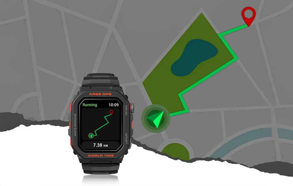 Zeblaze Ares GPS išmanusis laikrodis (baltas) aprašymas - Prekės nuotrauka