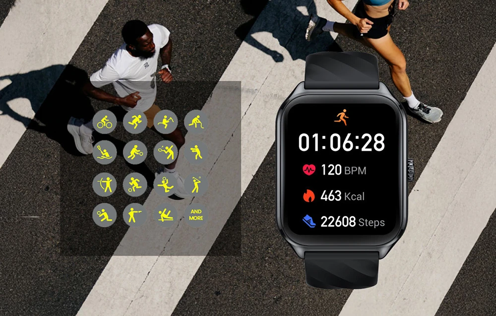 Išmanusis laikrodis Zeblaze GTS 4 smartwatch (auksinis) aprašymas - Prekės nuotrauka