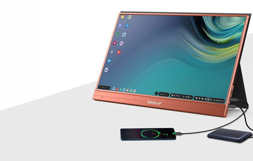 Monitorius ZEUSLAP AT156 - 60Hz | Full HD | IPS | 15,6