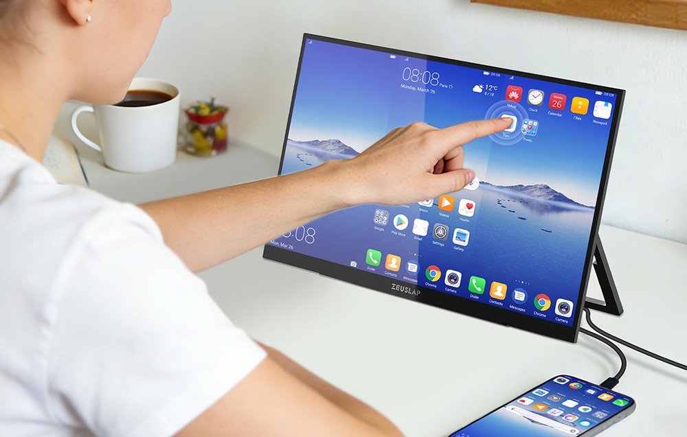Monitorius ZEUSLAP OL133ED - 60Hz | Full HD | OLED | 13,3