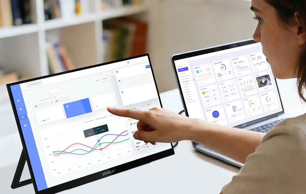Monitorius ZEUSLAP OL133ED - 60Hz | Full HD | OLED | 13,3