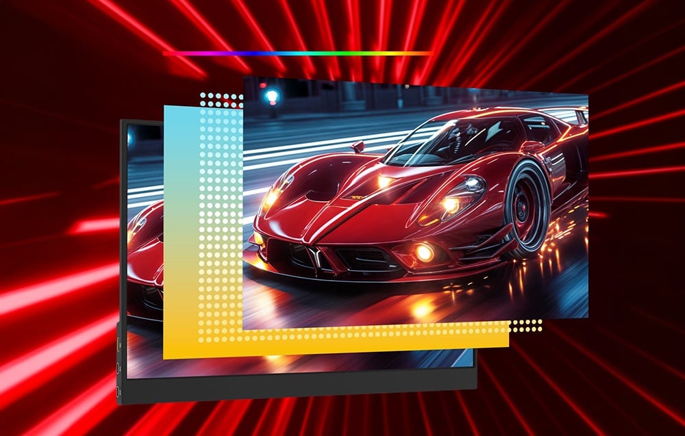 Monitorius ZEUSLAP P16A - 144Hz | Full HD | IPS | 16.1