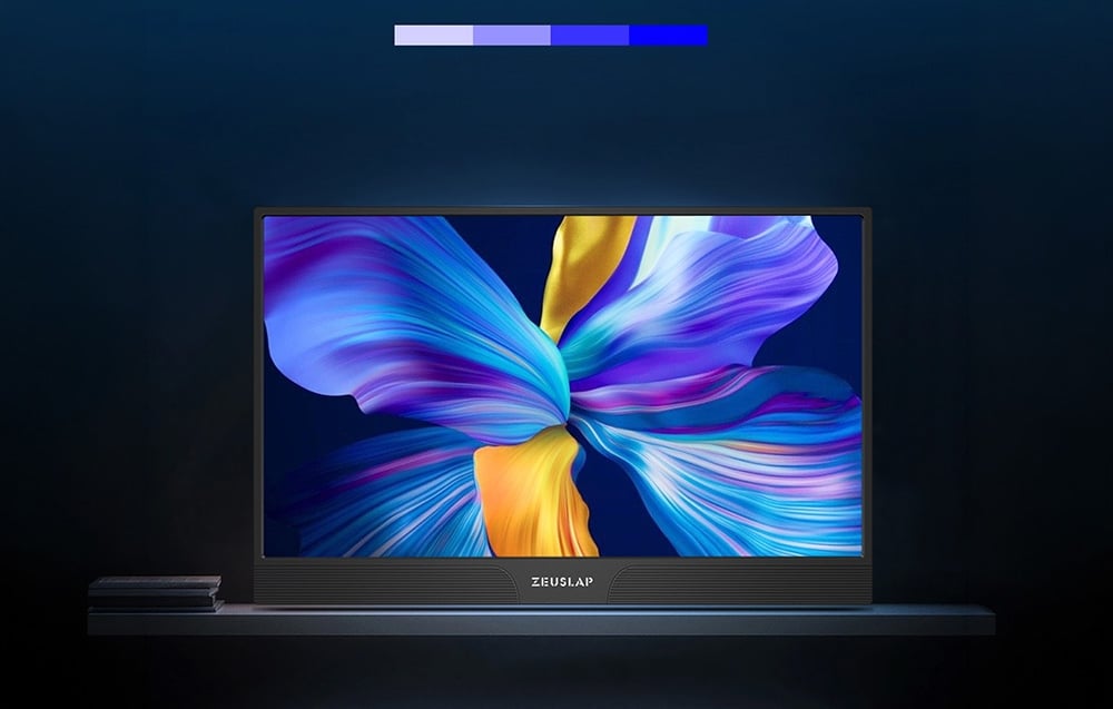 Monitorius ZEUSLAP Z15ST - Full HD | IPS | Dotyk | 15.6