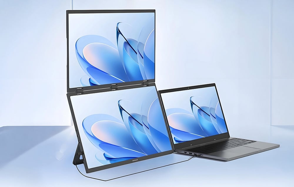 Monitorius ZEUSLAP Z18W - 120Hz | Full HD | IPS | 2x 18.5