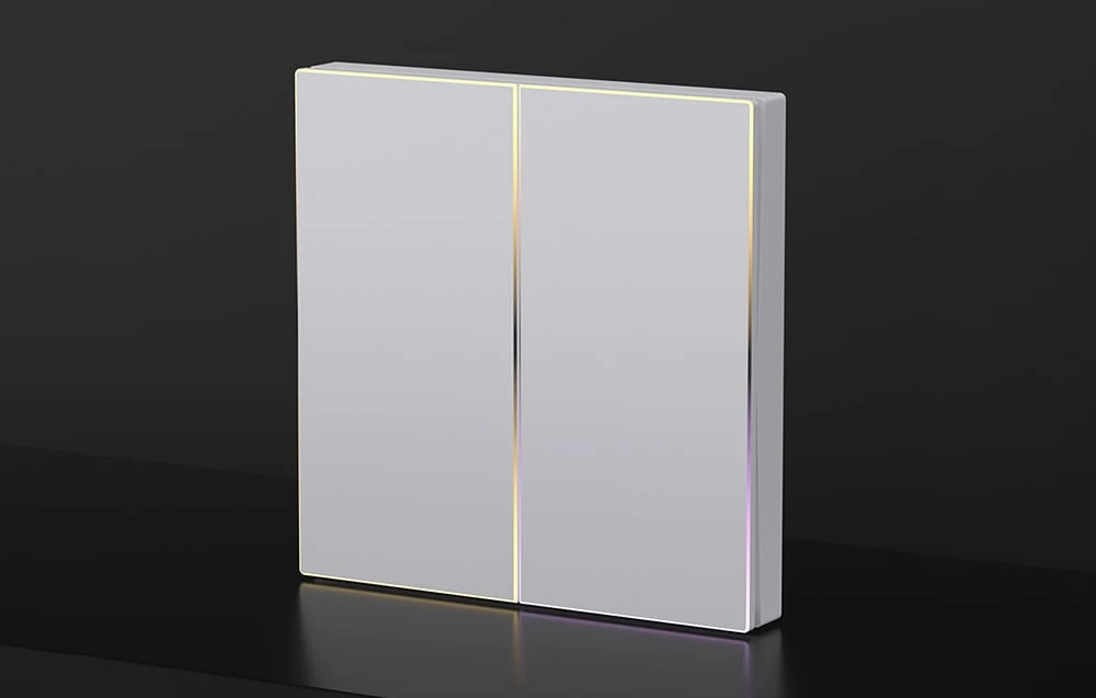 „ZigBee Avatto TS60-EU-W2“ jutiklinis šviesos jungiklis, dvigubas TUYA baltas. aprašymas - Prekės nuotrauka „ZigBee Avatto TS60-EU-W2“ jutiklinis šviesos jungiklis, dvigubas TUYA baltas. aprašymas - Prekės nuotrauka
