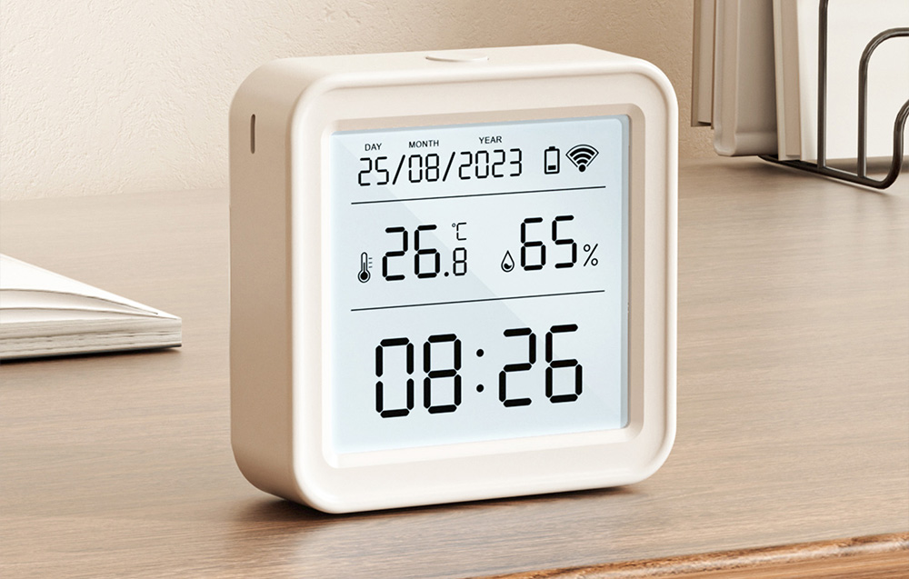 Zigbee Gosund ST17 LCD išmanusis temperatūros ir drėgmės jutiklis Tuya aprašymas - Prekės nuotrauka Zigbee Gosund ST17 LCD išmanusis temperatūros ir drėgmės jutiklis Tuya aprašymas - Prekės nuotrauka