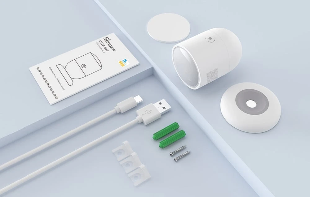 Sonoff SNZB-06P Zigbee 3.0 microwave būvio sensorius aprašymas - Prekės nuotrauka Sonoff SNZB-06P Zigbee 3.0 microwave būvio sensorius aprašymas - Prekės nuotrauka