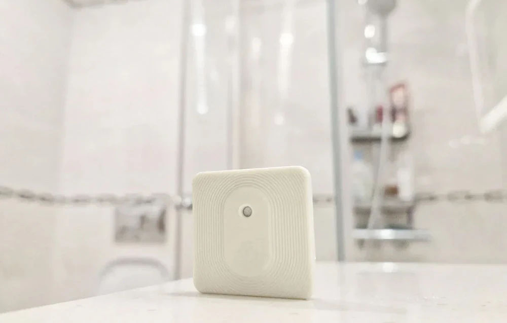 Shelly BLU H&T ZB temperatūros ir drėgmės sensorius, Bluetooth, Zigbee, Ivory aprašymas - Prekės nuotrauka