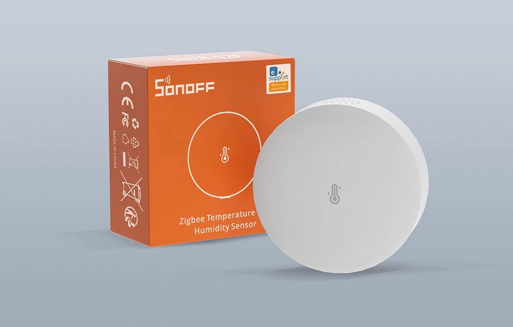 Sonoff SNZB-02P Zigbee 3.0 temperatūros ir drėgmės sensorius aprašymas - Prekės nuotrauka Sonoff SNZB-02P Zigbee 3.0 temperatūros ir drėgmės sensorius aprašymas - Prekės nuotrauka