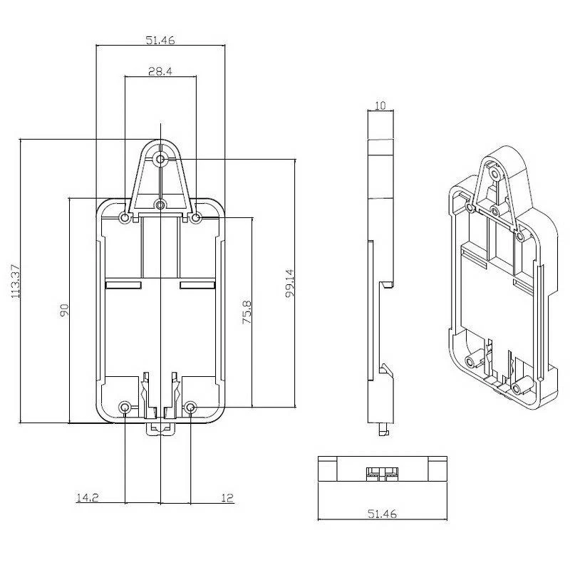 Sonoff DR - Din Rail Trail tvirtinimo bėgelis