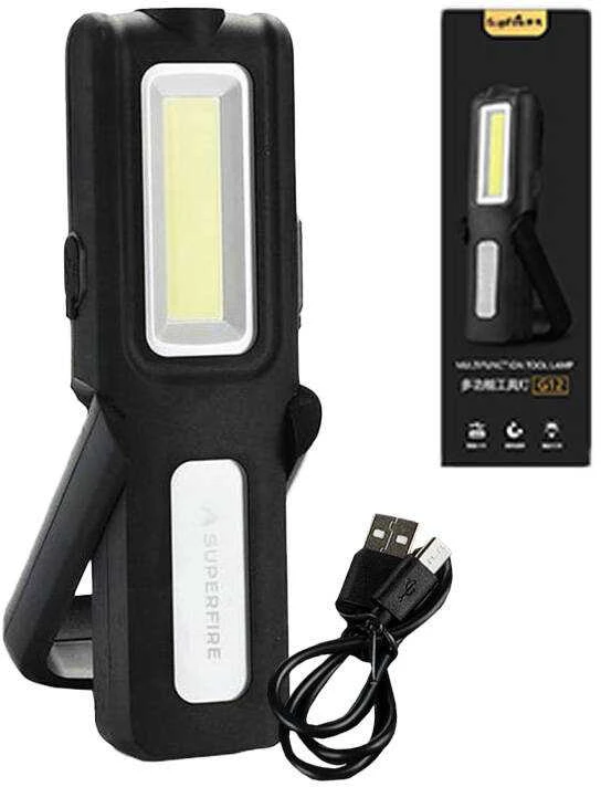 Dirbtuvių žibintuvėlis Superfire G12, 566lm, USB