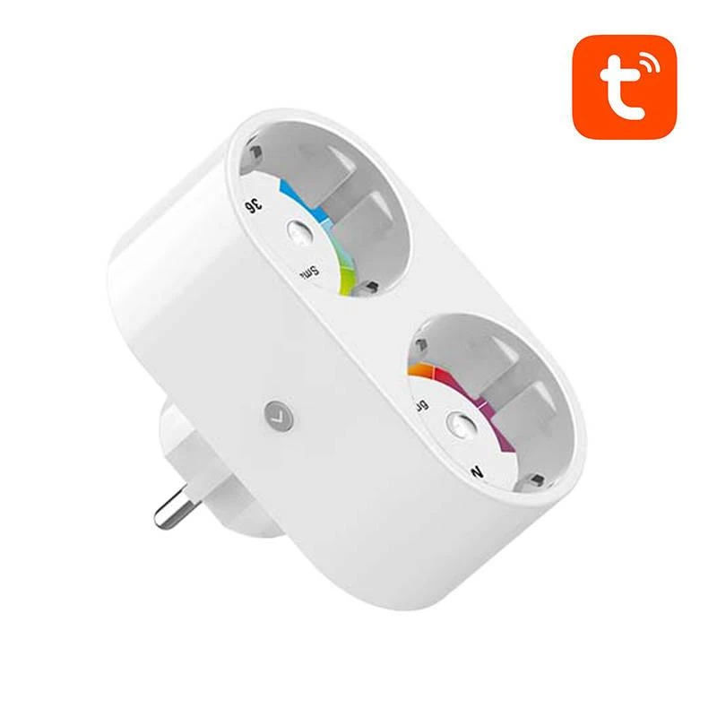 Gosund Nitebird Dvigubas išmanusis kištukas WiFi Gosund SP211 3500W 16A