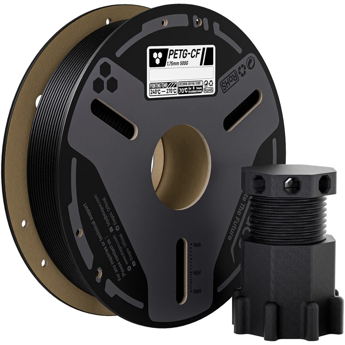 ELEGOO PETG-CF filamentas (juodas) 500g