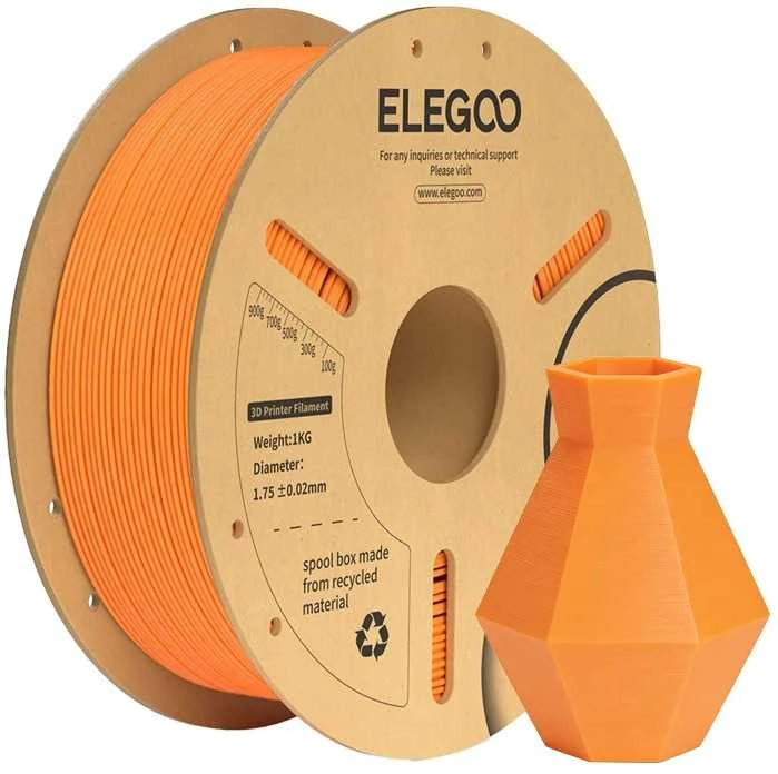 ELEGOO PLA+ Filament oranžinė