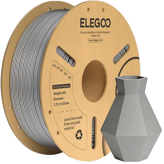 ELEGOO PLA+ Filament Star Gray