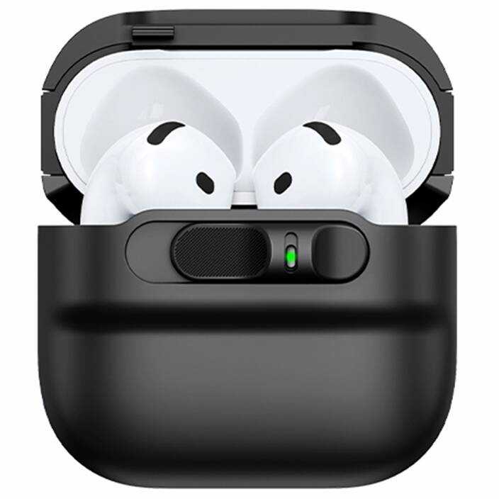 Apple AirPods 4 ESR Pulse Halolock Magsafe dėklas jūsų ausinėms juodos spalvos