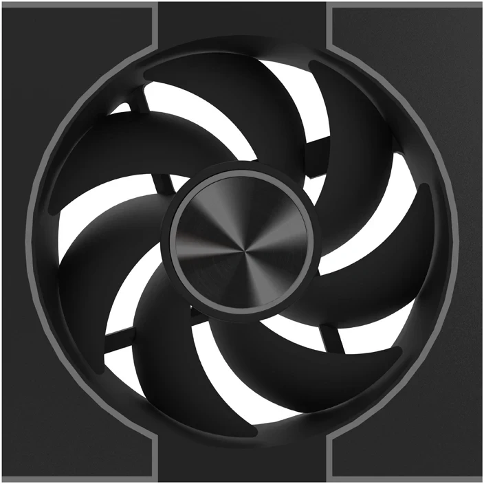 Korpuso Ventiliatorius - DarkFlash DM8 LINE Juodas 800–1 600 RPM 58 CFM PWM ARGB, Juodas