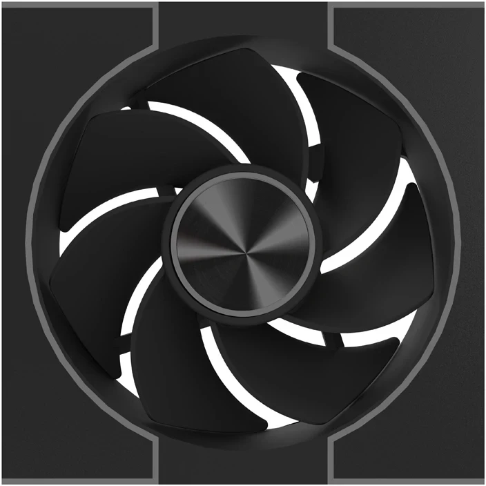 Korpuso Ventiliatorius - DarkFlash DM8 LINE Juodas 800–1 600 RPM 58 CFM PWM ARGB, Juodas