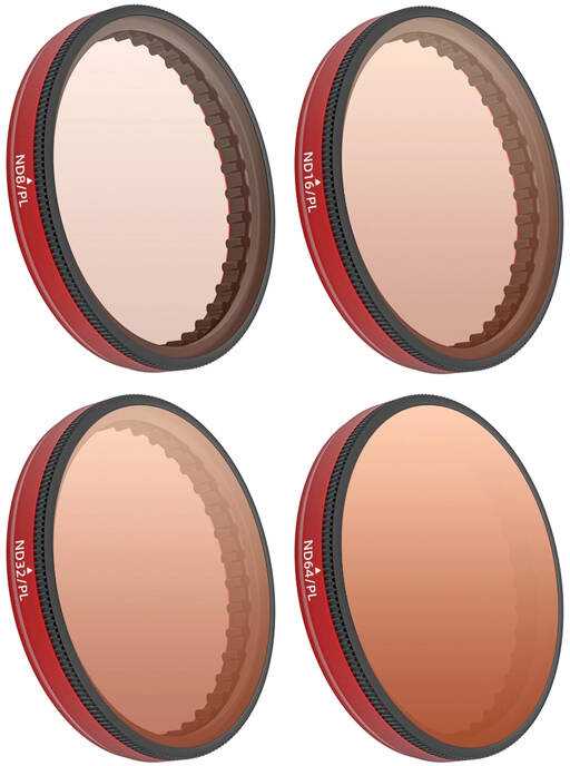 Filter set ND8/PL+ND16/PL+ND32/PL+ND64/PL Sunnylife 073525