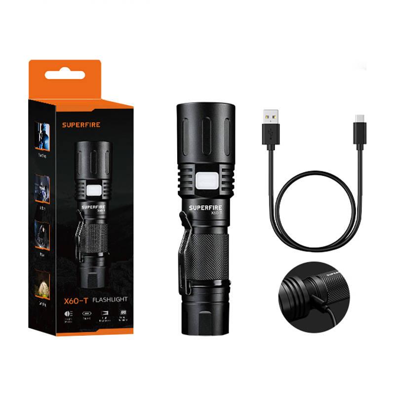 Žibintuvėlis Superfire X60-T 1500lm USB